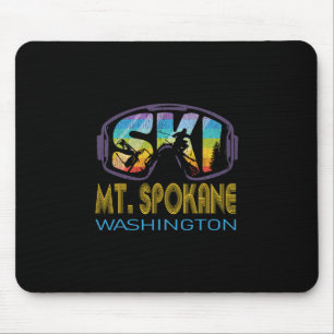 Ski Mt Spokane Washington Skiurlaub Mousepad