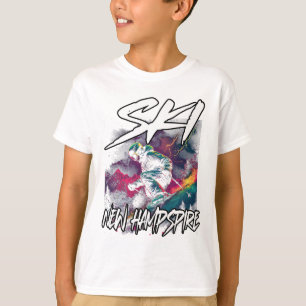 Ski New Hampshire Abenteuer Skifahren Nh Usa T-Shirt