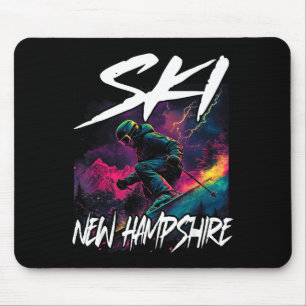 Ski New Hampshire Abfahrtski New Hampshire USA Mousepad