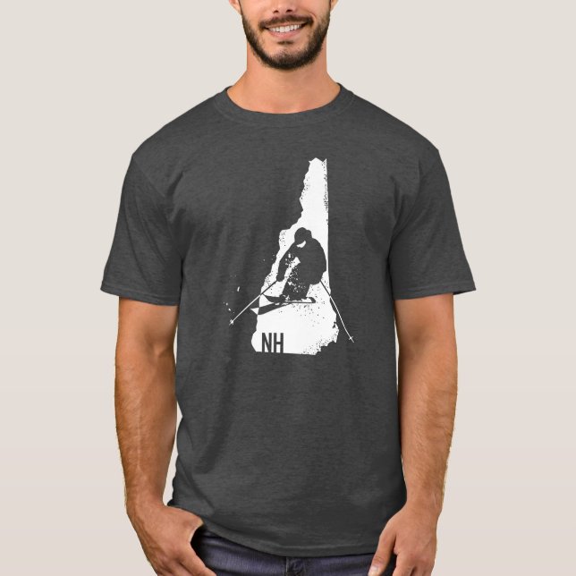 Ski-New Hampshire T-Shirt (Vorderseite)