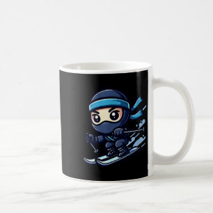 Ski-Ninja Snowboard-Ninja Skifahren Schnee-Reiter  Kaffeetasse