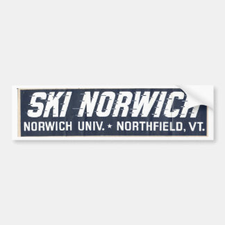 Ski Norwich Autoaufkleber