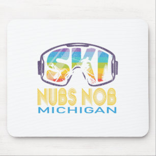 Ski Nubs Nob Michigan Skiurlaub Mousepad
