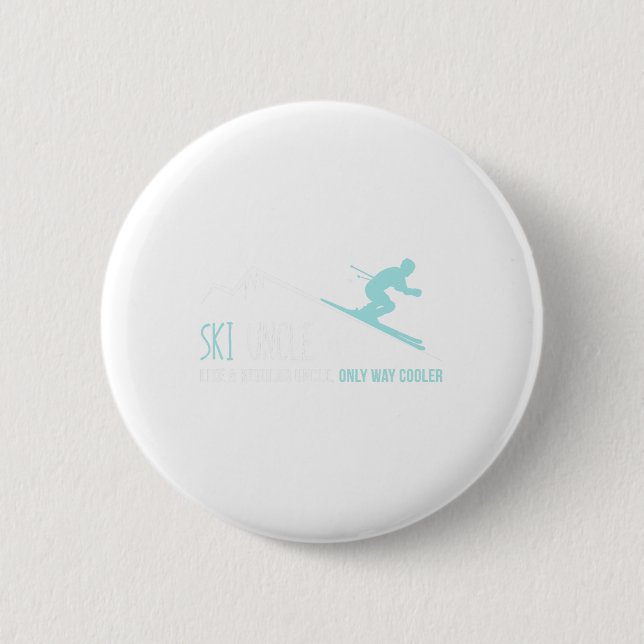 Ski Onkel-Shirt  Button (Vorderseite)