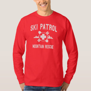 Ski-Patrouille - Gebirgsrettung (Vintager Blick) T-Shirt