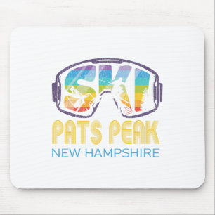 Ski Pats Peak New Hampshire Skiurlaub Mousepad