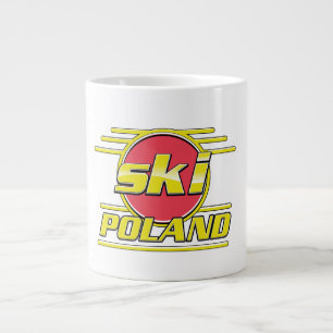Ski Polen 80er Logo Jumbo-Tasse