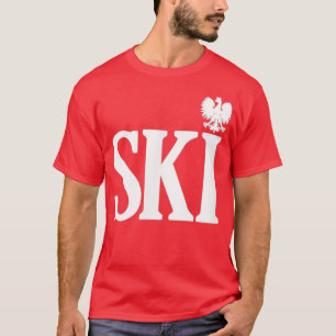 SKI Polnische Nachnamen Ende Polnischer Adler-Dyng T-Shirt