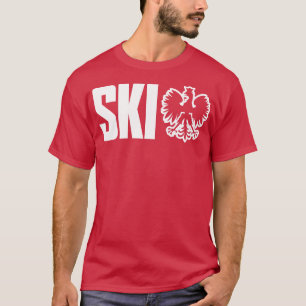SKI Polnischer Nachname Ende des Skitags Dyngus T-Shirt