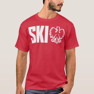 SKI Polnischer Nachname Ende des Skitags Dyngus T-Shirt