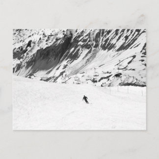 Ski Postkarte