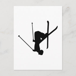 Ski Postkarte