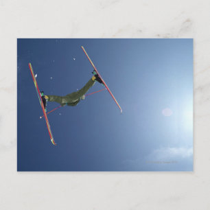 Ski Postkarte
