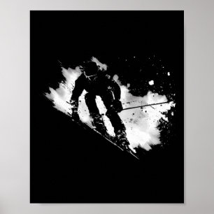 Ski Racer Sports Biathlon Biathlon Poster