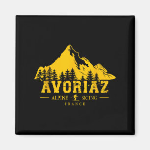 Ski-Resort Avoriaz Frankreich Alpinski Alpen Franz Magnet