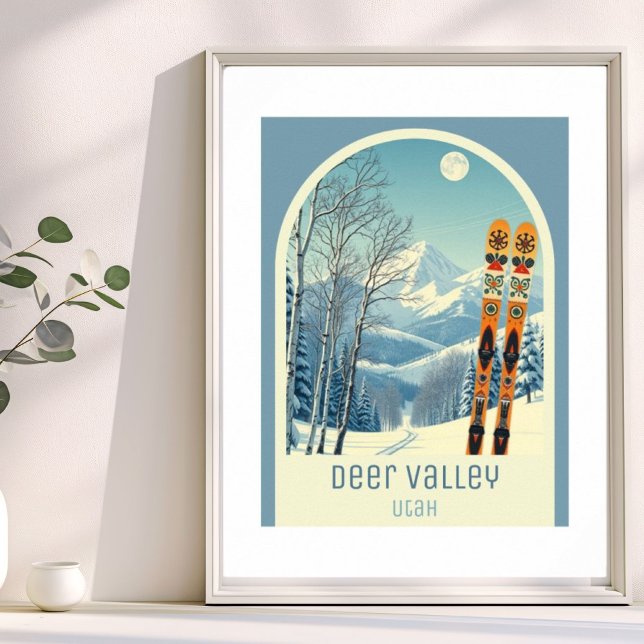 Ski Resort Deer Valley Utah Poster (Von Creator hochgeladen)