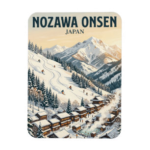 Ski-Resort Nozawa Onsen Japan Magnet