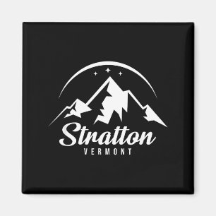 Ski Resort Stratton Vermont Skifahren Snowboarden Magnet