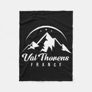 Ski Resort Val Thorens Frankreich Snowboarden Fleecedecke