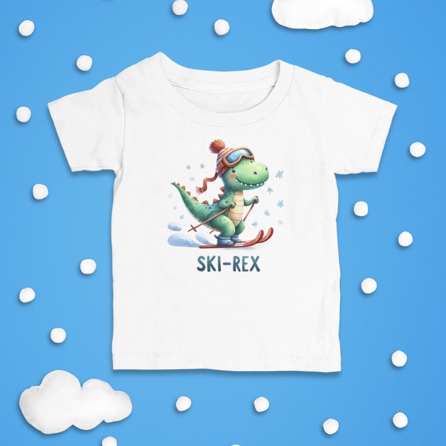 Ski-Rex-Abenteuer Kleinkind T-shirt (Von Creator hochgeladen)