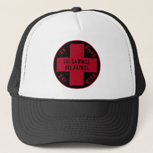 Ski-Sägemühle-Ski-Patrouillen-Logo-Hut Truckerkappe