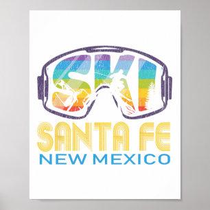 Ski Santa Fe New Mexico Skiurlaub  Poster