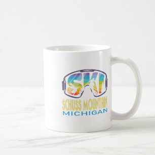 Ski Schuss Mountain Michigan Skiurlaub Kaffeetasse