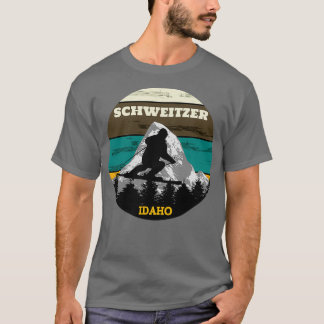 Ski Schweitzer Skipisten Idaho T-Shirt