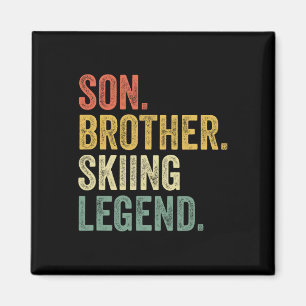 Ski-Shirt Jungen Lustige Jugendgeschenke Sohn Kids Magnet