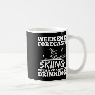 Ski Skifahren Trinken Chance Bier Wein Alkohol Lus Kaffeetasse