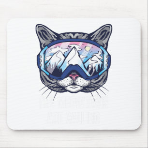 Ski Snowboard Brille Lustig Die Meowtains Rufen Mousepad