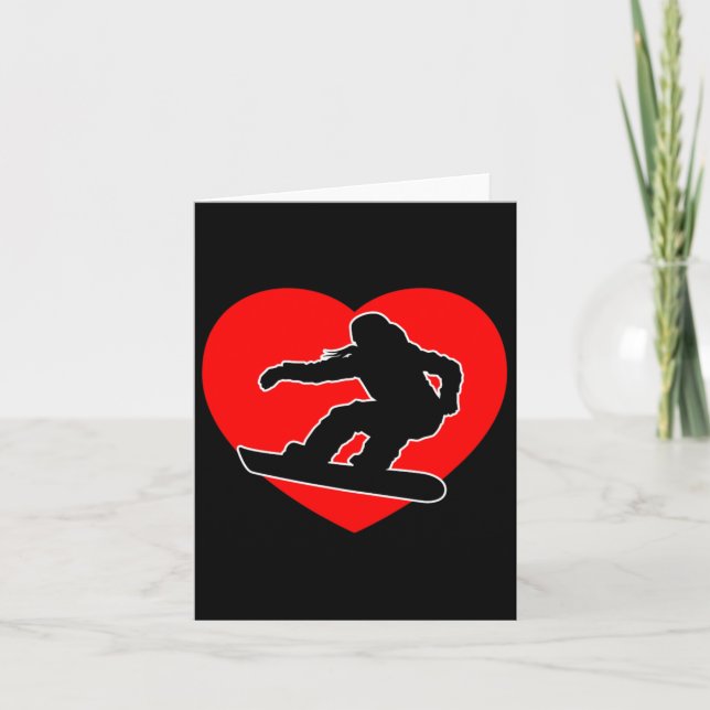 Ski Snowboard Goggles Funny Ski Snowboarden Gi Karte (Vorderseite)