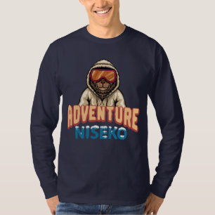 Ski Snowboard Japanisch T-Shirt