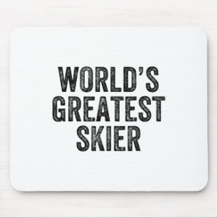 Ski-Snowboard Snowboarder der Welt Mousepad