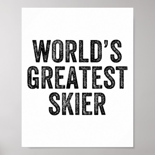 Ski-Snowboard Snowboarder der Welt Poster (Vorne)