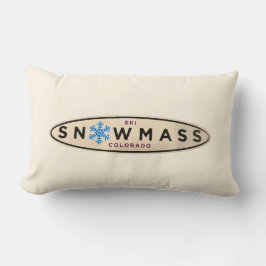 Ski Snowmass Wurfkissen Lendenkissen