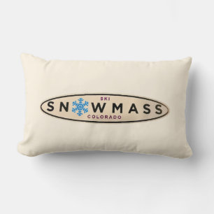 Ski Snowmass Wurfkissen Lendenkissen