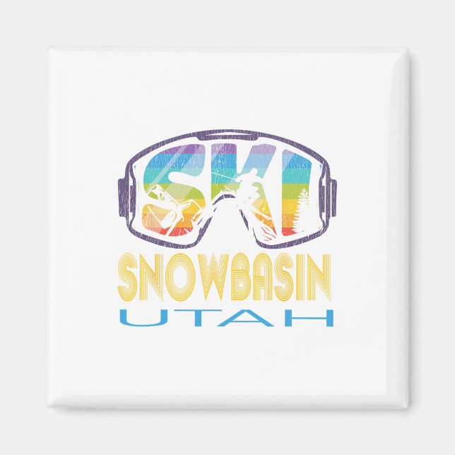Ski Snowsin Utah Skiurlaub  Magnet (Vorne)