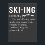 Ski Spaß Skifahren Funny Winter Sportjoch Postkarte<br><div class="desc">Ski Spaß Skifahren Funny Winter Sportjoke.</div>