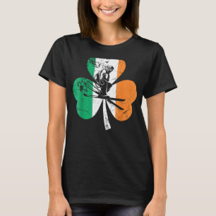 Ski St Patrick S Day Kleeblatt Irland irische Flag T-Shirt