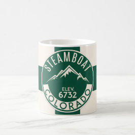 Ski Steamboat Green Tasse