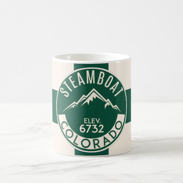 Ski Steamboat Green Tasse (Mittel)