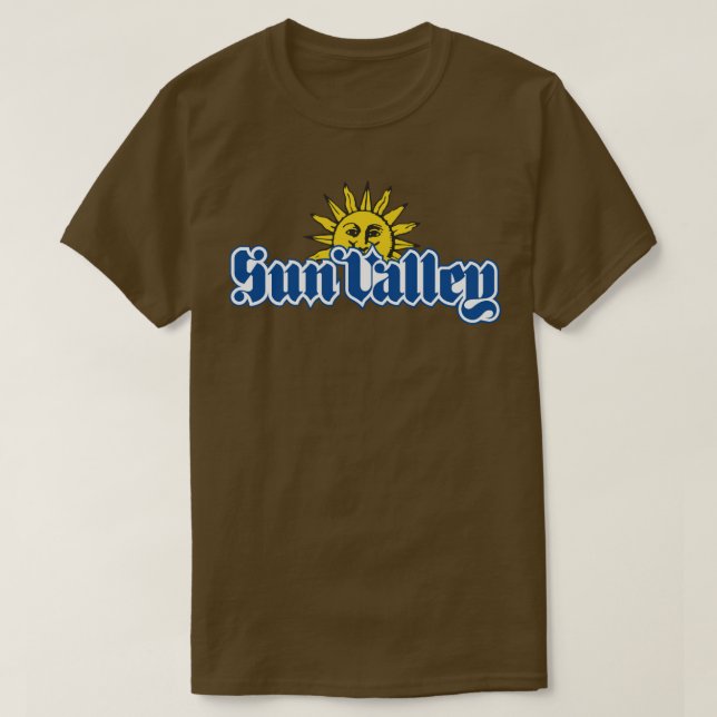 Ski Sun Valley Idaho USA Aufkleber Apparel Home De T-Shirt (Design vorne)