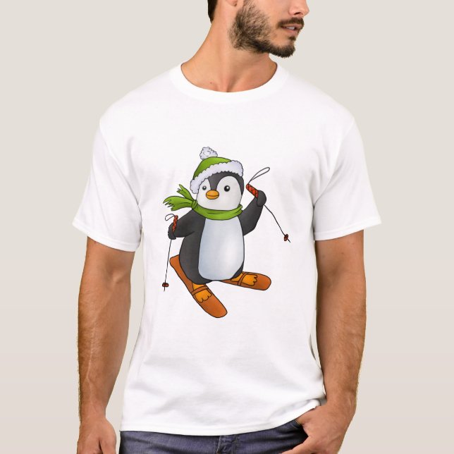 Ski T-Shirt (Vorderseite)