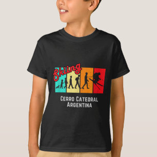 Ski-T-Shirt Cerro Catedral Argentinien für Männer  T-Shirt