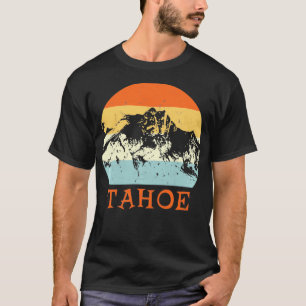 Ski Tahoe, Kalifornien, Vintager Retro Snow Sking  T-Shirt