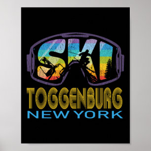 Ski Toggenburg New York Skiurlaub Poster