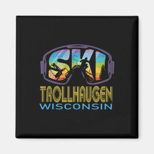 Ski Trollhaugen Wisconsin Skiferien  Magnet