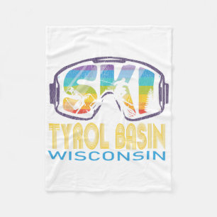 Ski Tyrol Sin Wisconsin Skiurlaub Fleecedecke