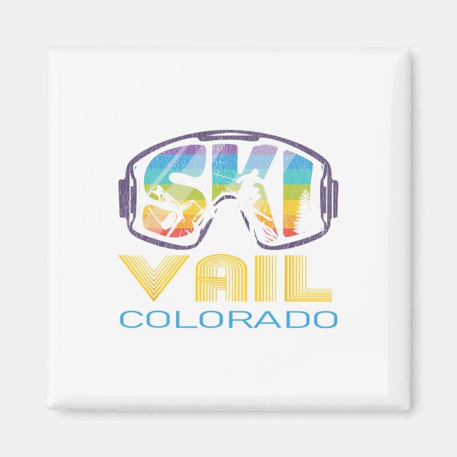 Ski Vail Colorado Skiurlaub  Magnet (Vorne)